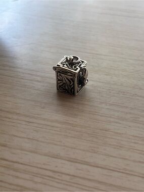 Small Vintage Filigree Charm Box Prayer Box